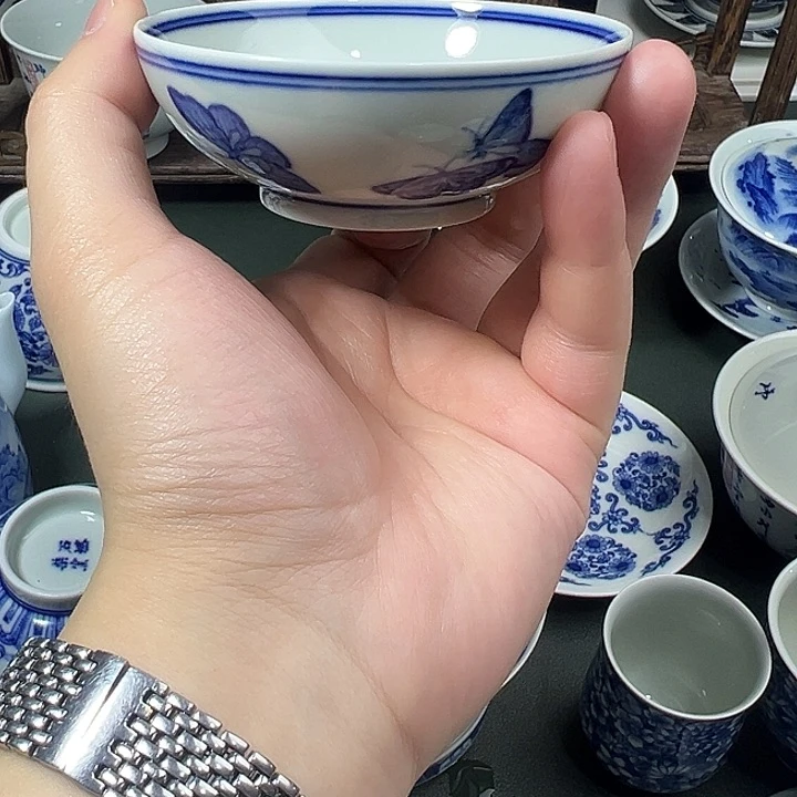 柴窑景德镇纯手工手绘
