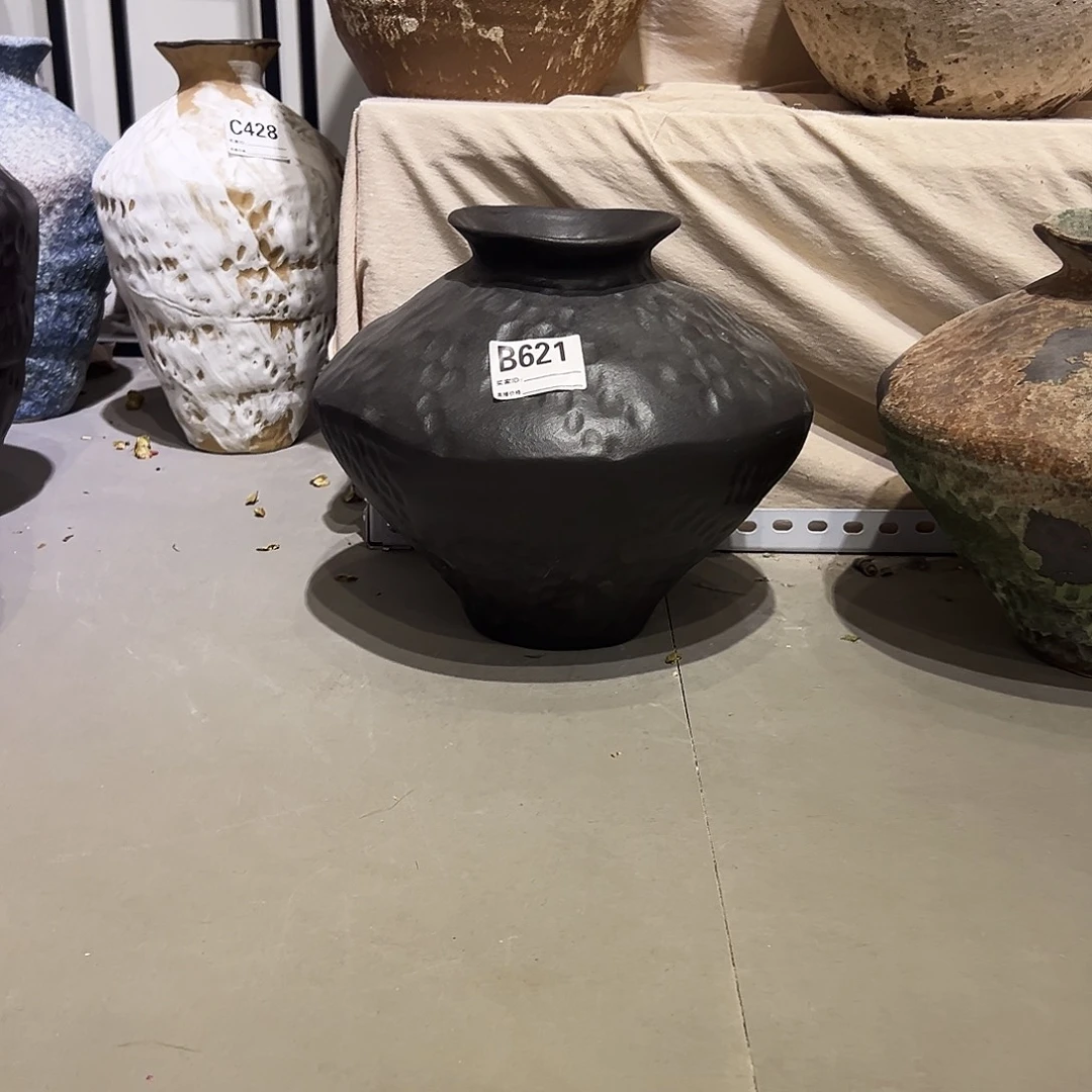 瓶B621高26口9陶瓷花瓶无孔