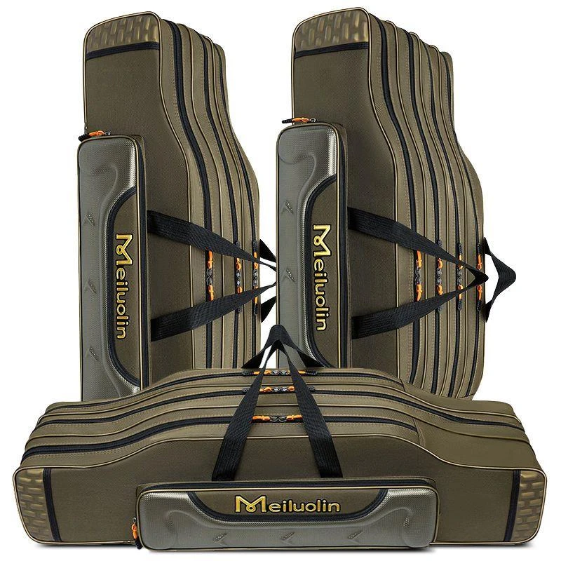 【拉萨发货】西藏包邮防水厚钓鱼包厚鱼竿包鱼包渔具包1.2米1.25