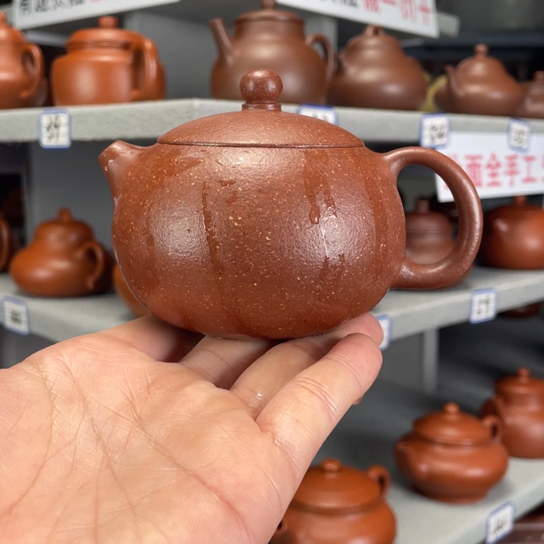 茶壶紫砂紫泥全手工200毫升