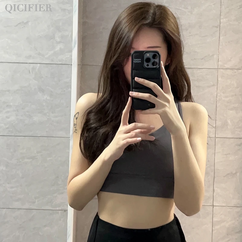 may高货原单 女士运动短款背心 2455