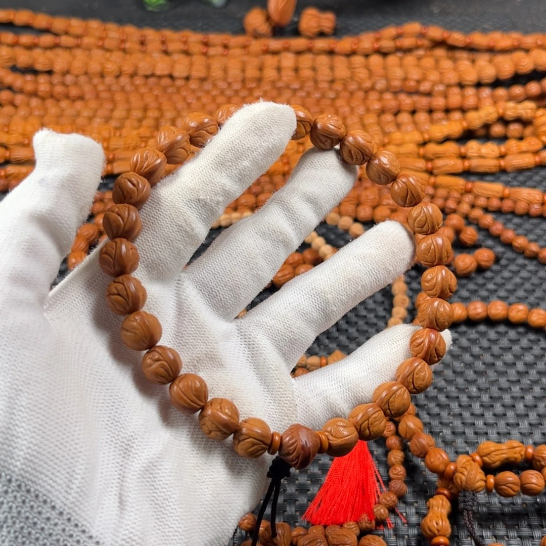 任***策桃核手串W13号链接手持