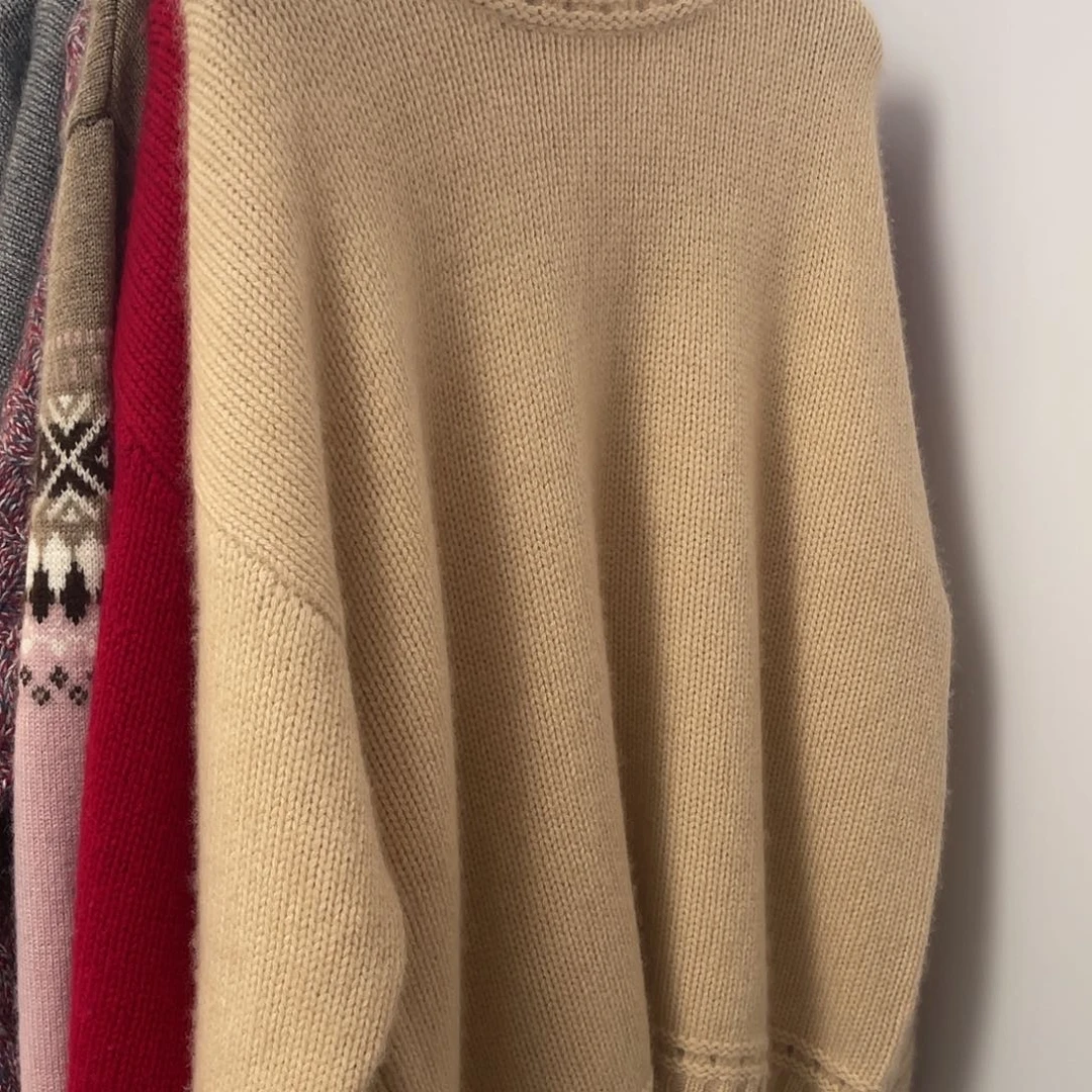 圆领 加厚 羊绒衫