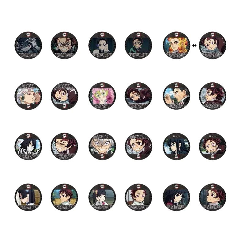 【国现-云州拆卡】鬼灭之刃 cafe联名 光栅吧唧 色纸明信片