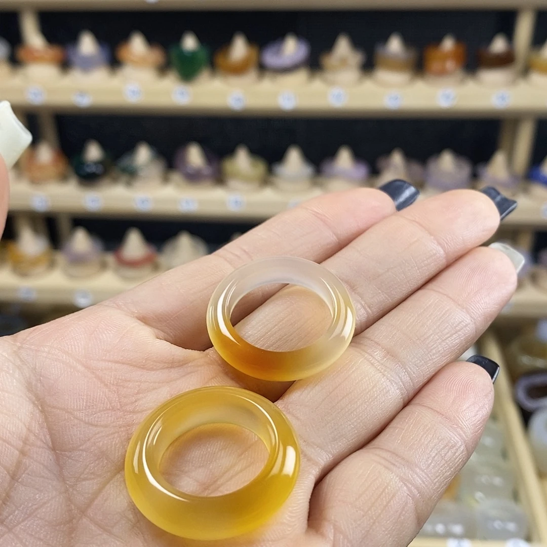 玛瑙/玉髓未镶嵌戒指