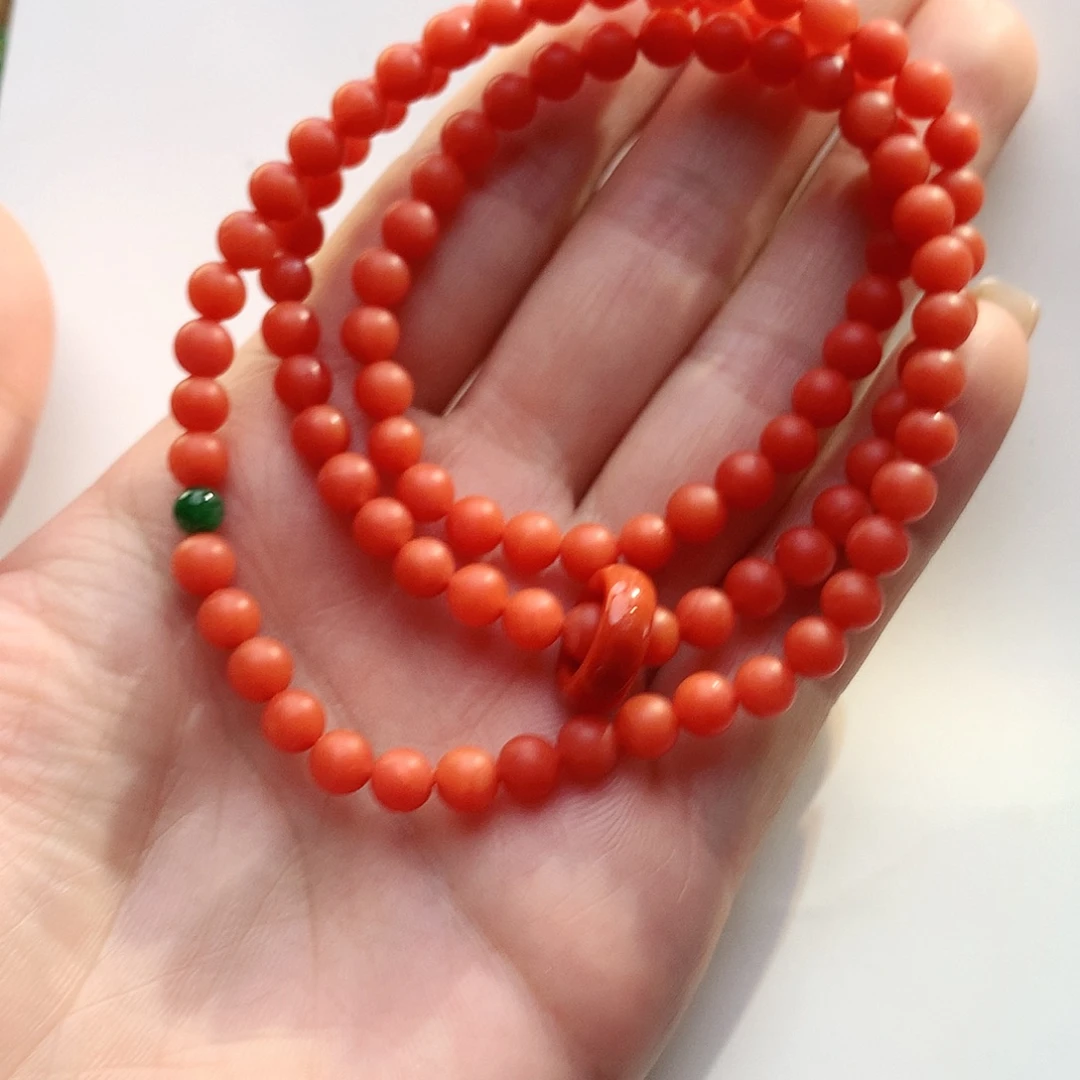 南红玛瑙未镶嵌手串南红多圈手串