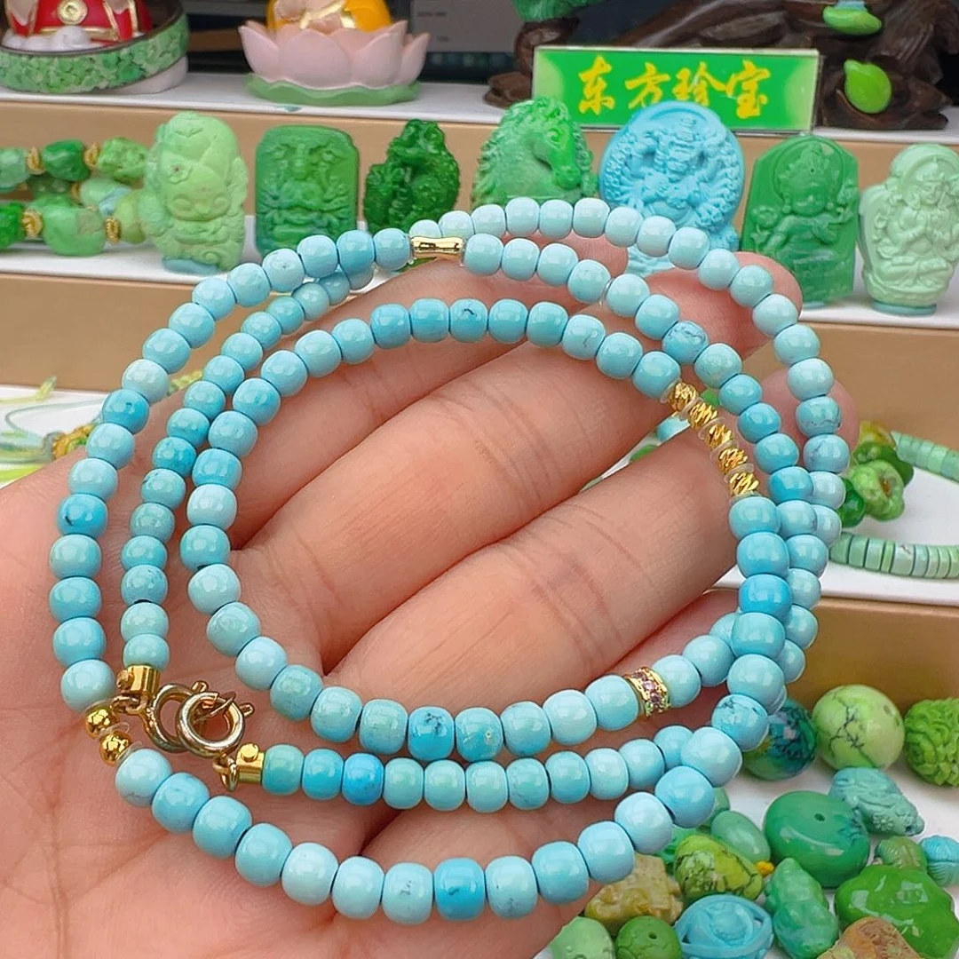 未镶嵌绿松石项链