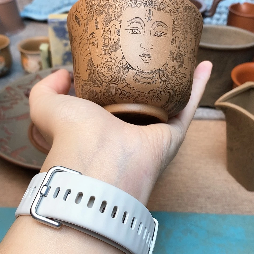 紫砂茶杯宜兴紫砂杯