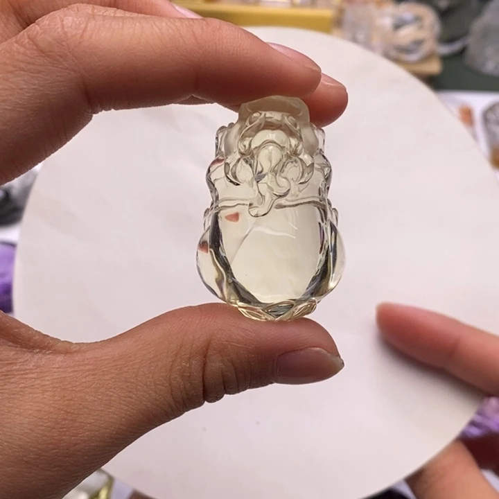 恭***仔未镶嵌水晶颈饰定制