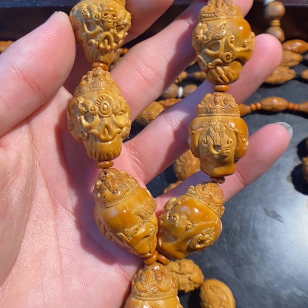 星***辰橄榄核手串/手链皇冠骷髅