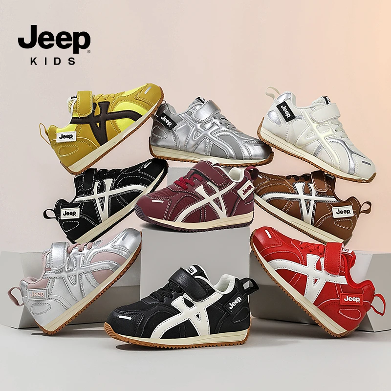 JEEP/吉普2025新款透气女童阿甘鞋耐磨防滑软底男孩鞋70394
