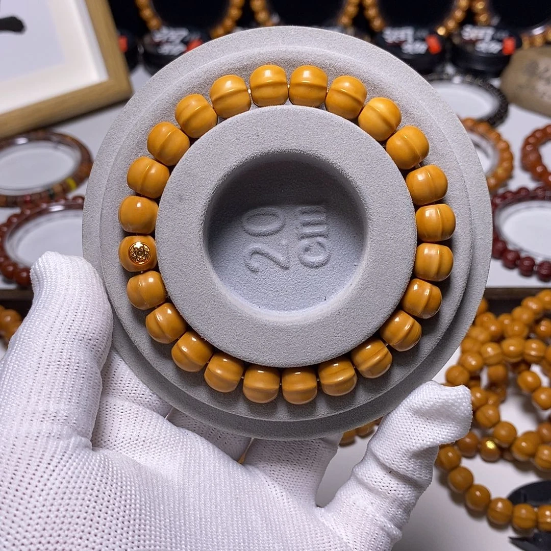 猴头核桃手串金标三花鲨鱼鳍10左右6号