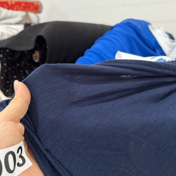 03 纯植物针织竹节亚麻汗布T恤面料3米价 宽1.8左右 柔软不扎