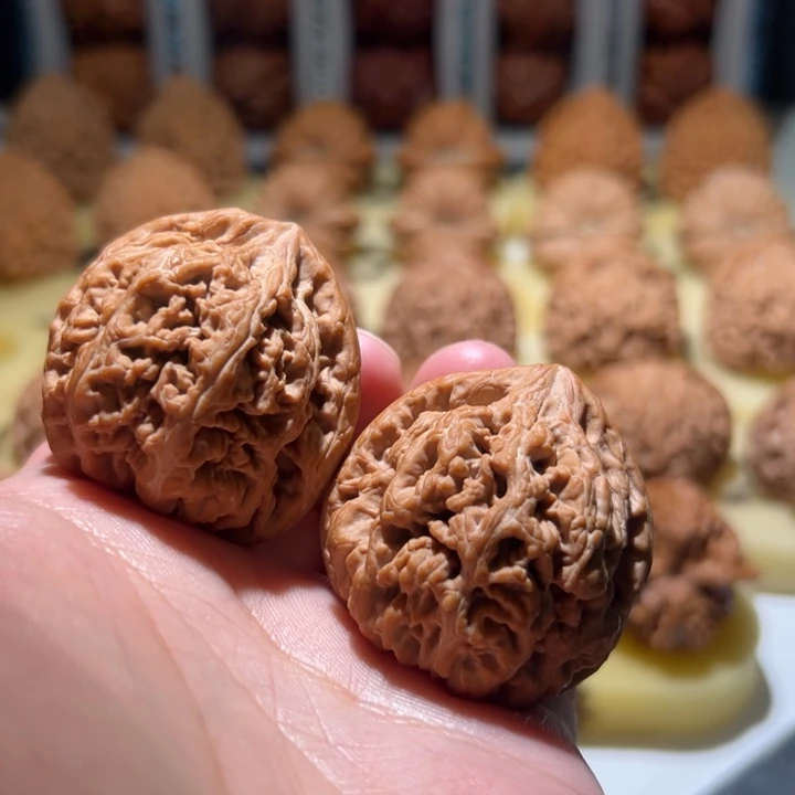 吊坠文玩核桃三角粗筋40