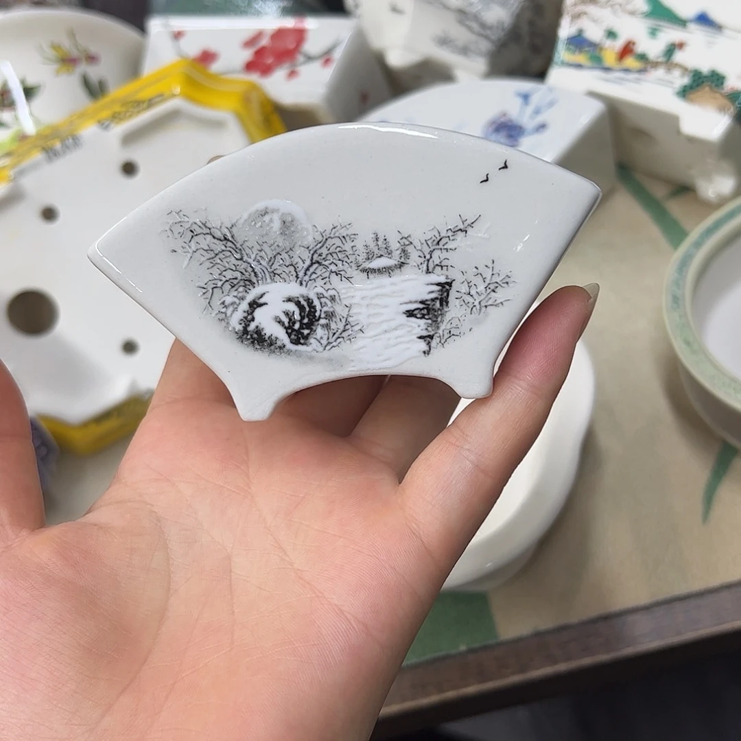 紫砂花盆392号瑕疵10/5/5cmm