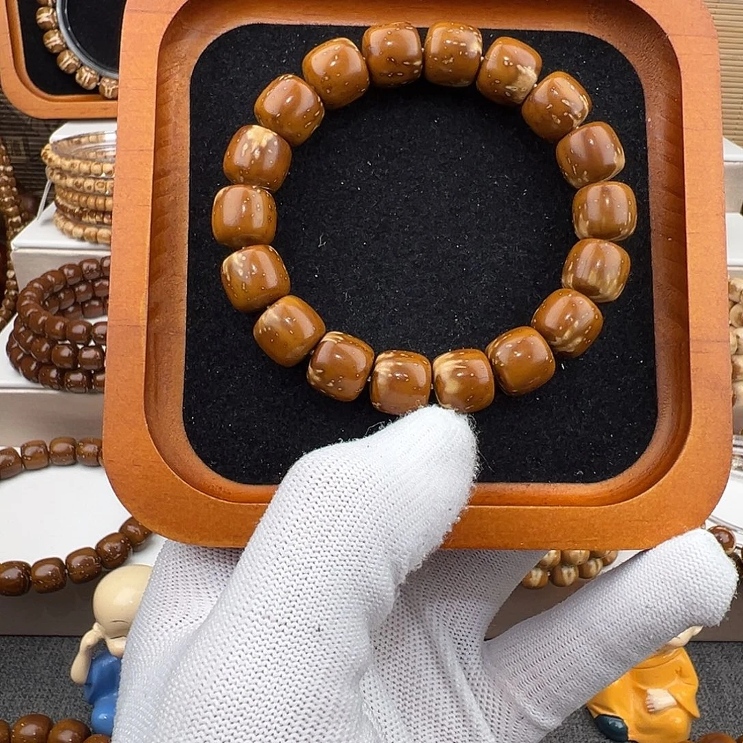 紫金鼠手串紫金鼠实心老型火焰纹