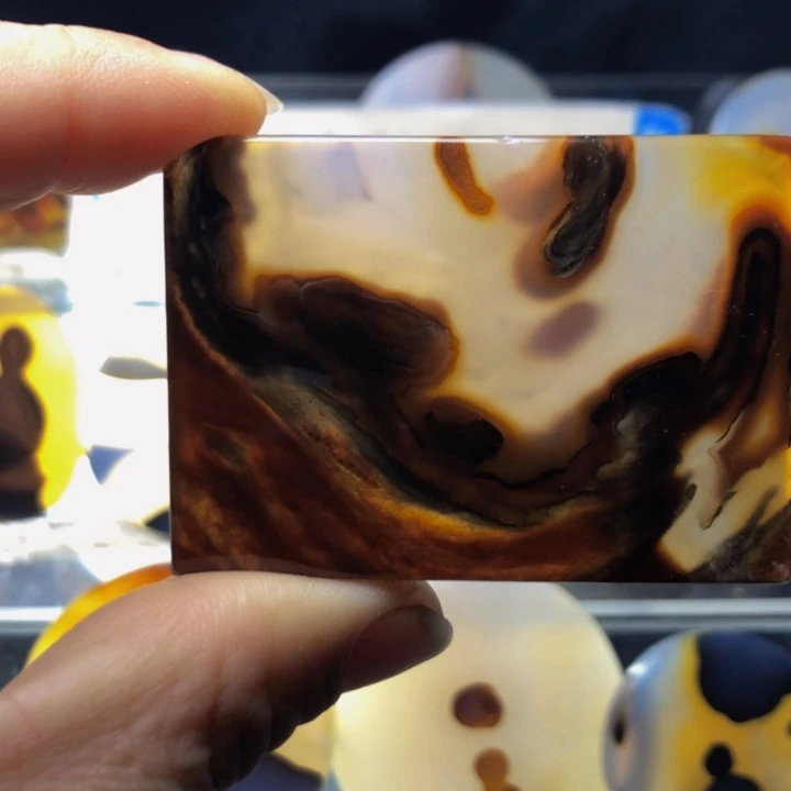 合金玛瑙/玉髓珠宝奇石17有瑕