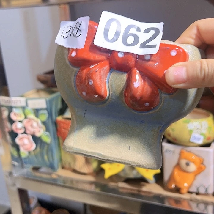 陶瓷多肉花盆满15包邮