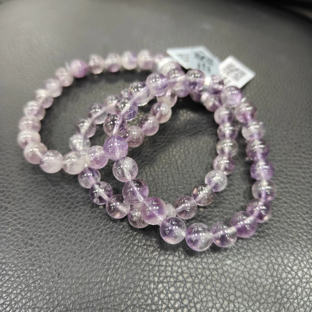 【书记甄选】紫兔毛单圈手链 多样性发一件 约8mm XL3205