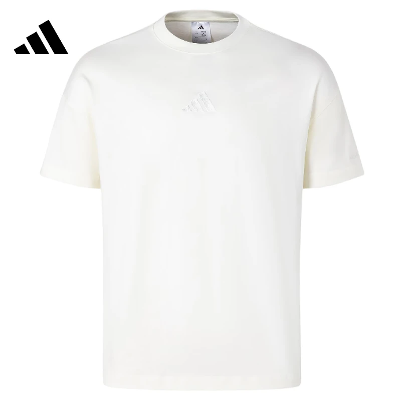 Adidas阿迪达斯短袖男装夏季新款舒适纯棉休闲运动半袖T恤JY8566