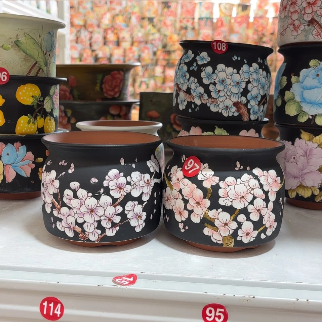 景德镇手绘花盆陶瓷11/11