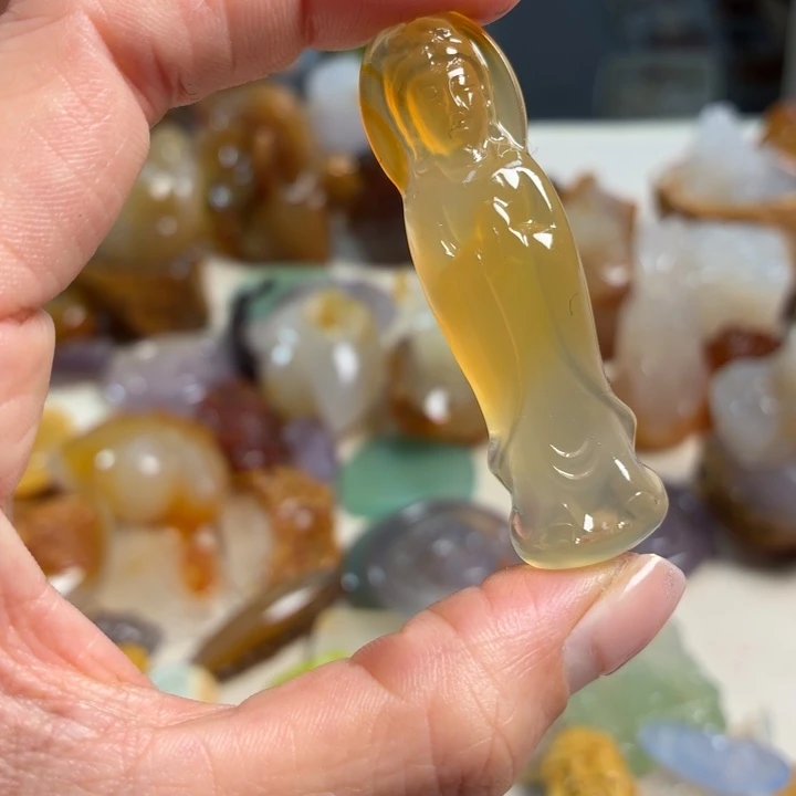 玛瑙/玉髓未镶嵌吊坠(不含链)