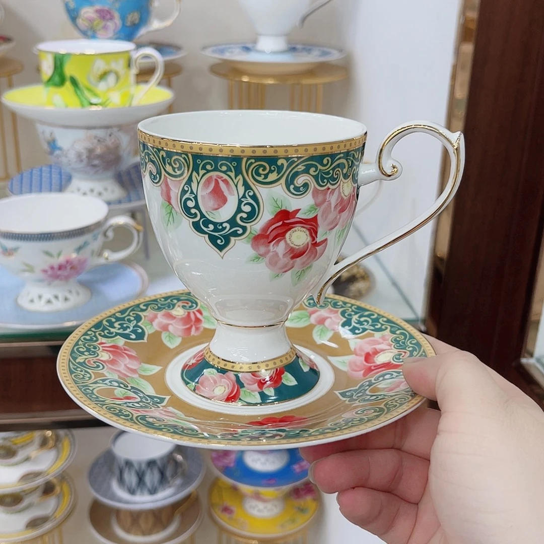 36%以上骨粉骨瓷咖啡杯碟