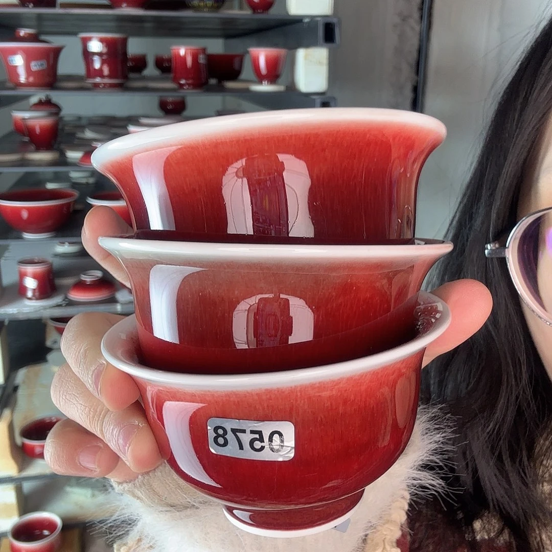 瓷片景德镇郎红陶瓷