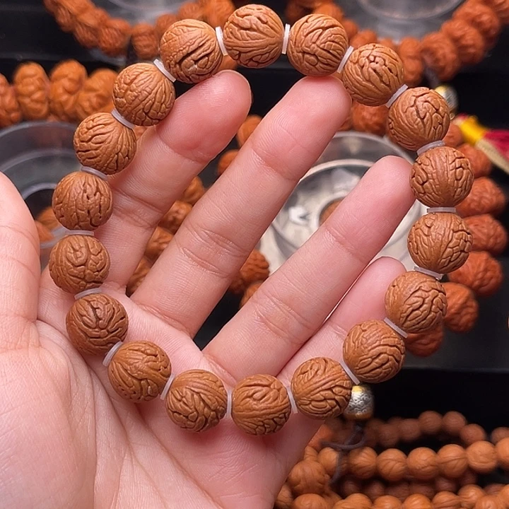 手串桃核精品绣球手串1.3