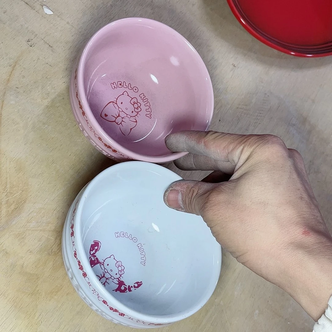 瓷片微瑕陶瓷餐具家用 四个