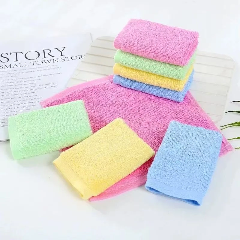 【全棉方巾粉丝福利15条装】外贸100%全棉新疆棉方巾吸水柔软