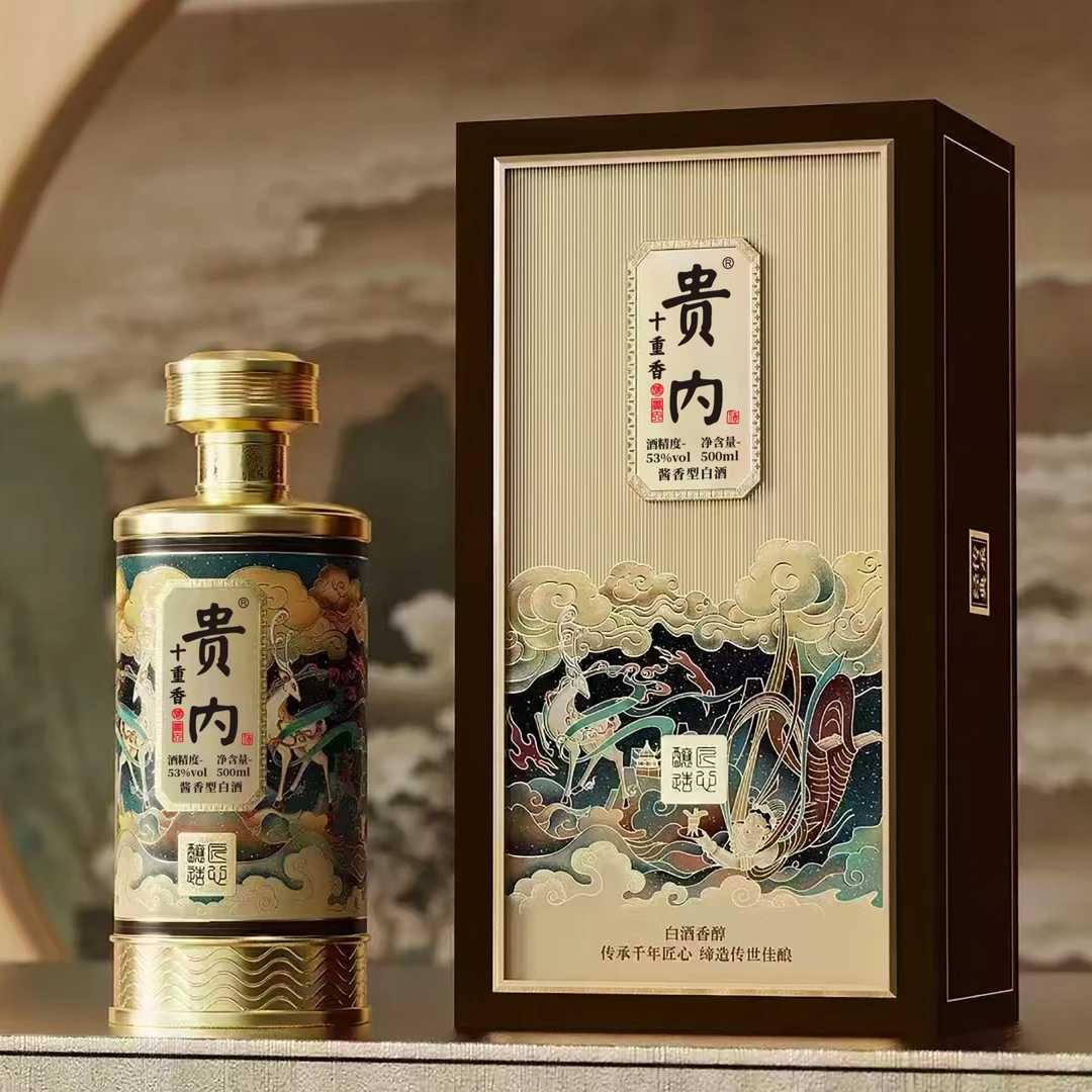 贵内酒·十重香 酱香型白酒53度500毫升