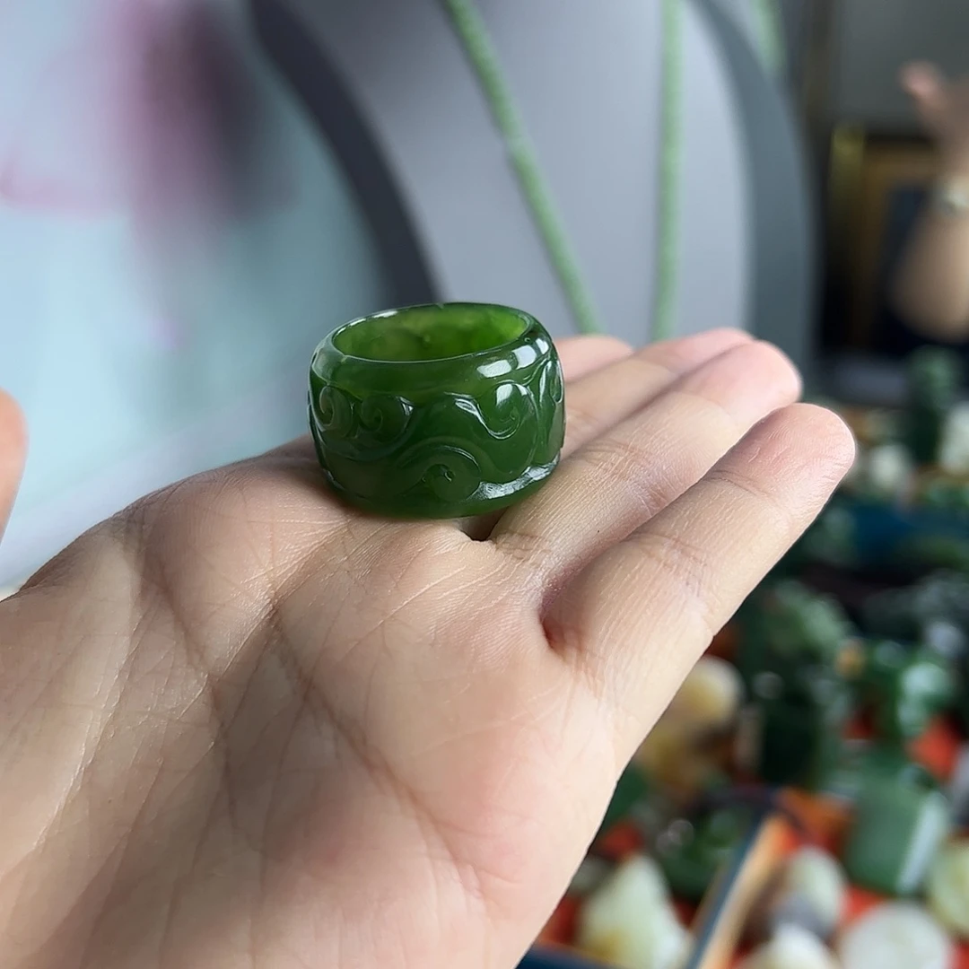 和田玉戒圈未镶嵌