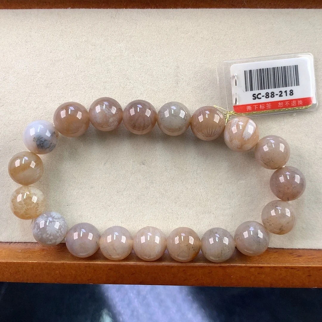 【闪购商品】硅化珊瑚（珊瑚玉）手镯未镶嵌2号开播福利漏48