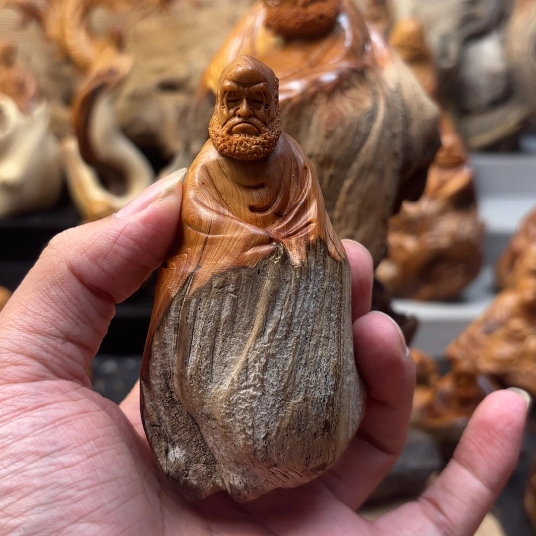 柏木太行崖柏手工雕刻