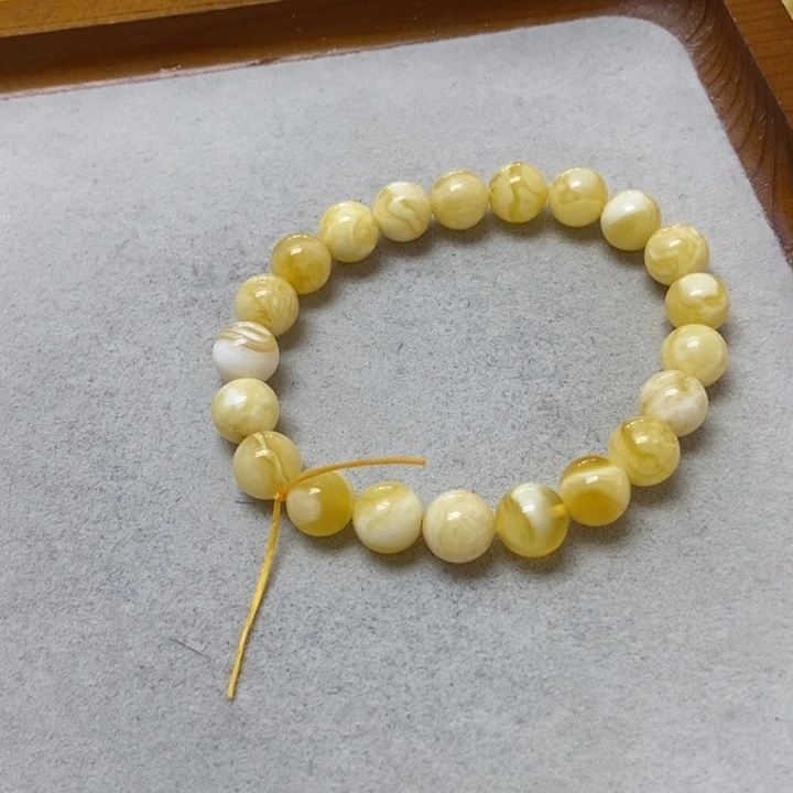裸石蜜蜡未镶嵌手串