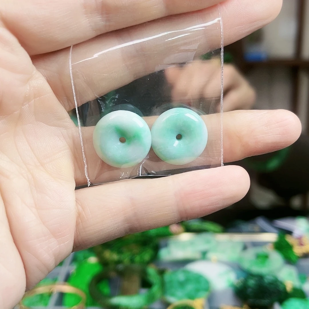 翡翠颈饰未镶嵌耳饰多样性发货