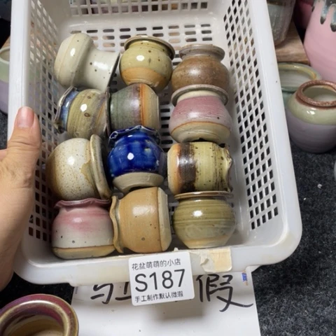 紫砂花盆微瑕187口径3厘米左右