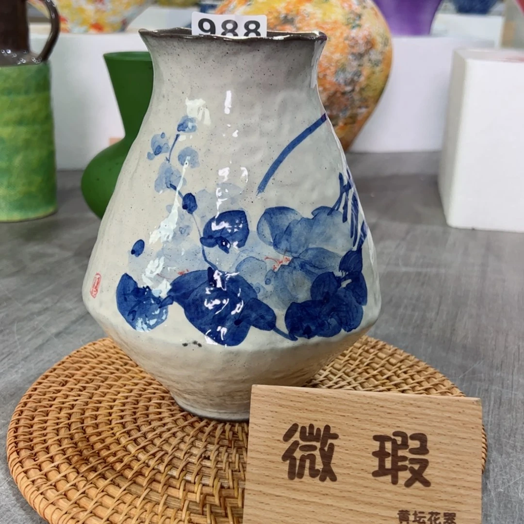 红陶口8高20无孔