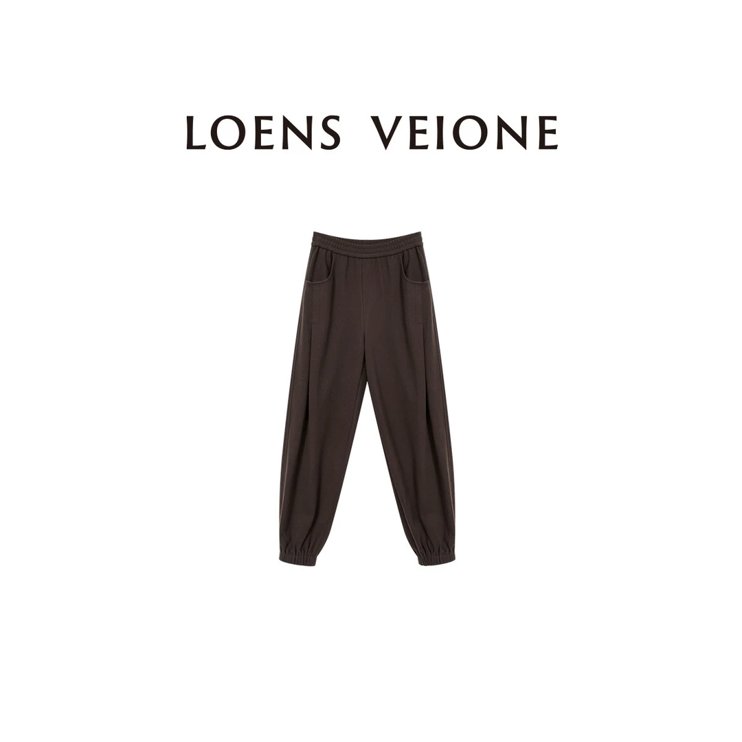 【特价微瑕版衣 介意勿拍】【天丝】 “麦维莎”天丝束脚裤23CVDG0550N