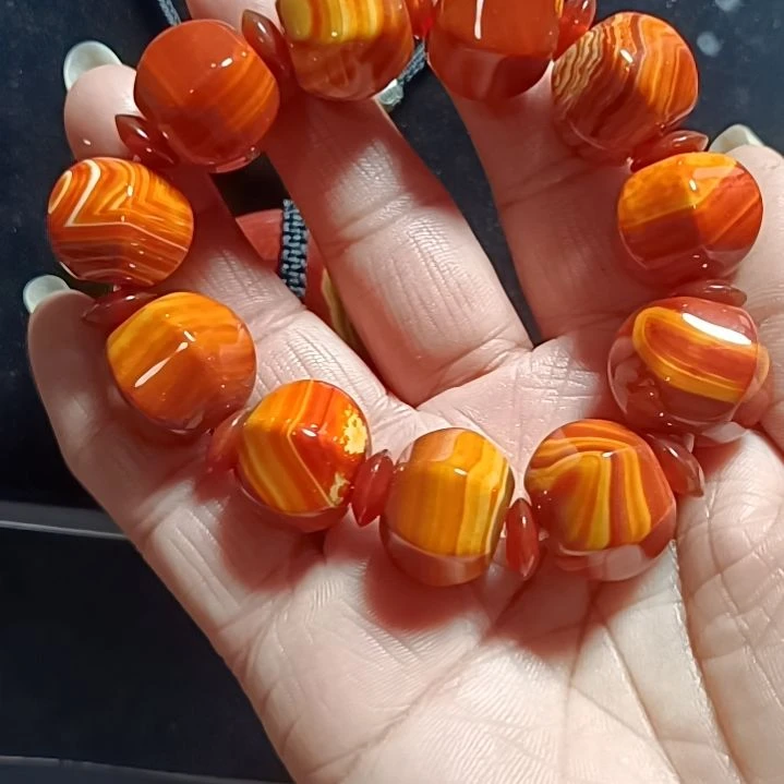 玛瑙/玉髓未镶嵌手串