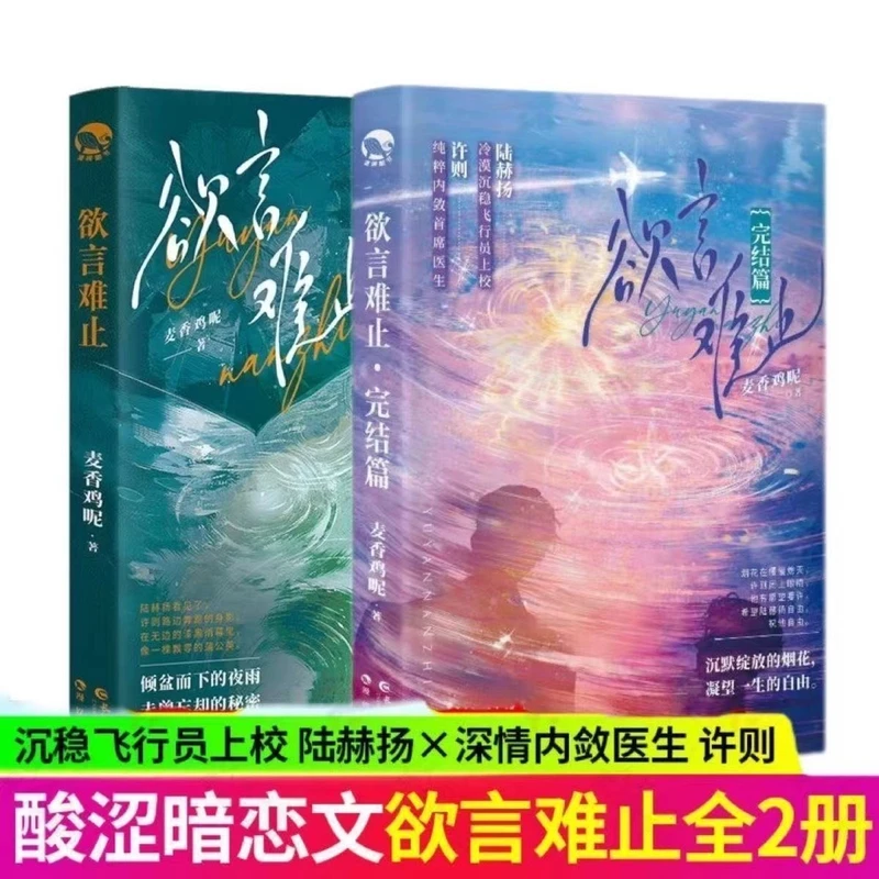 欲言难止 上下册青春文学都市小说完结篇双男主暗恋故事 破镜重圆
