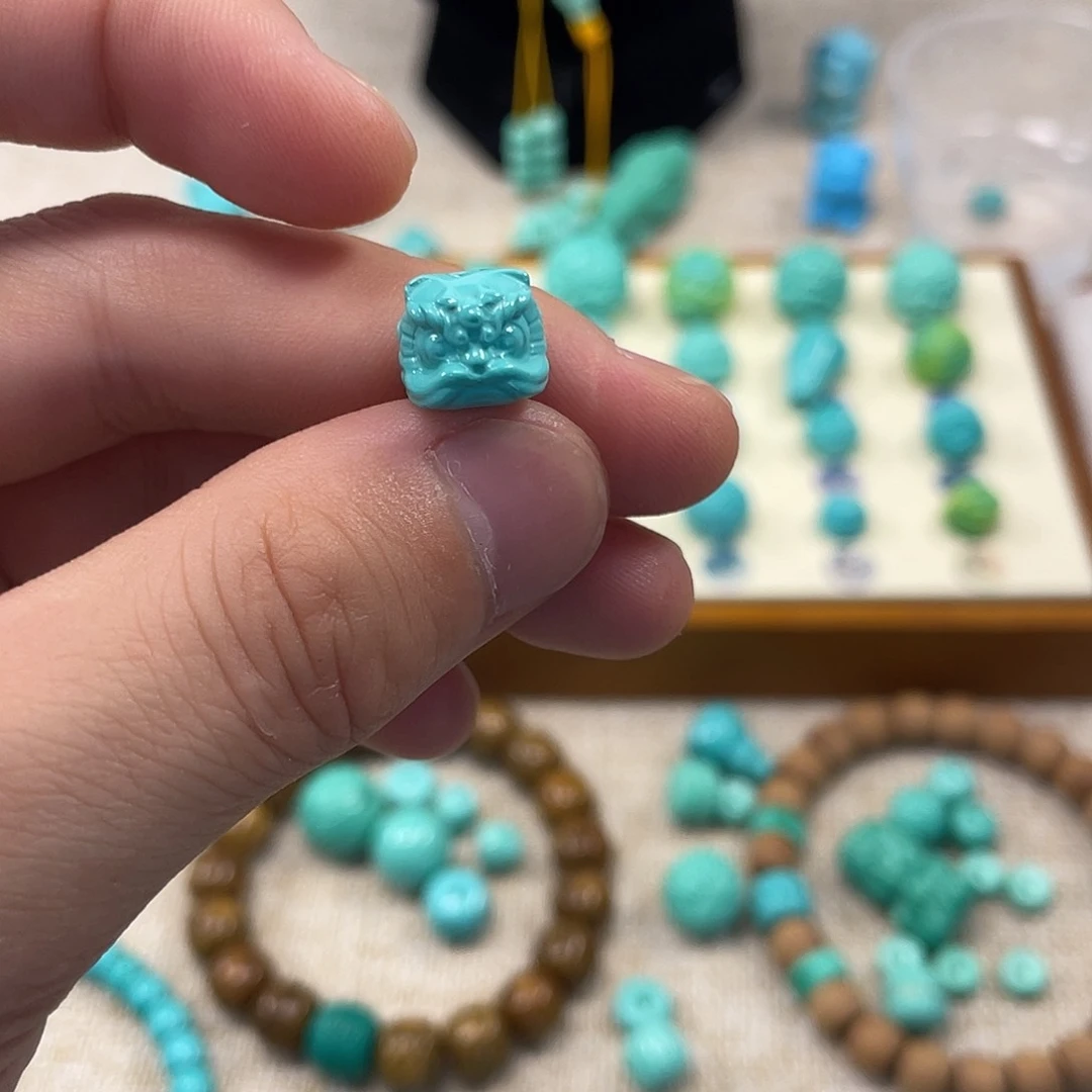 原生态湖北松配饰，直径10