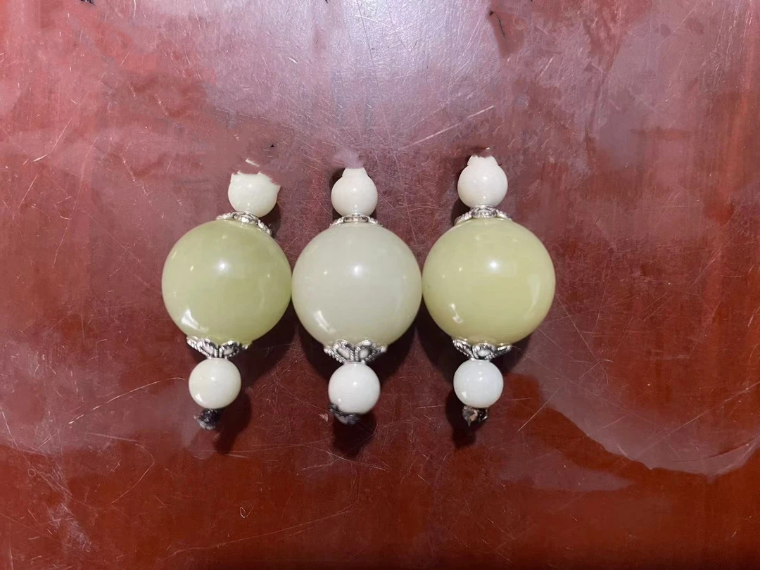 【澄总福利】纯天然蛇纹石玉多样性发其一转运珠