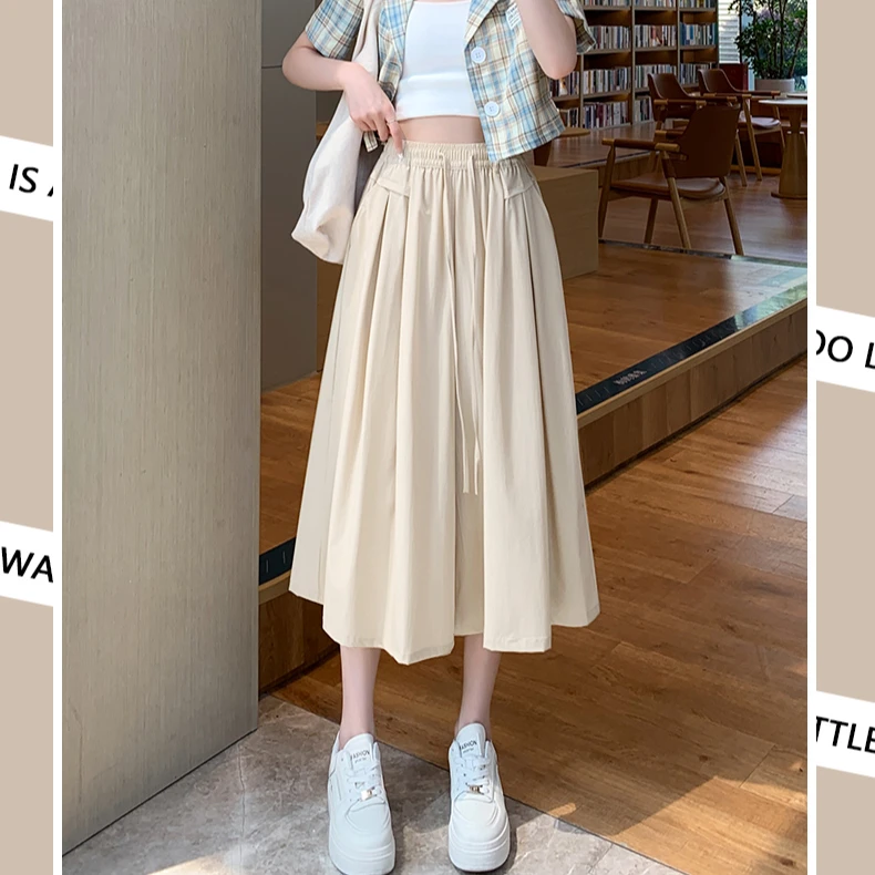 原版品质~遮肉显瘦--垂顺有型！静奢风休闲裙裤！