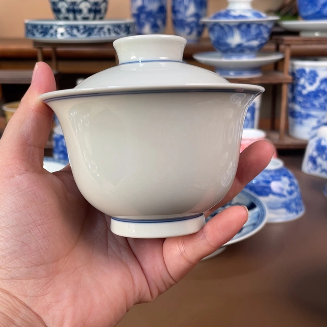 雨***星景德镇陶瓷手工手绘