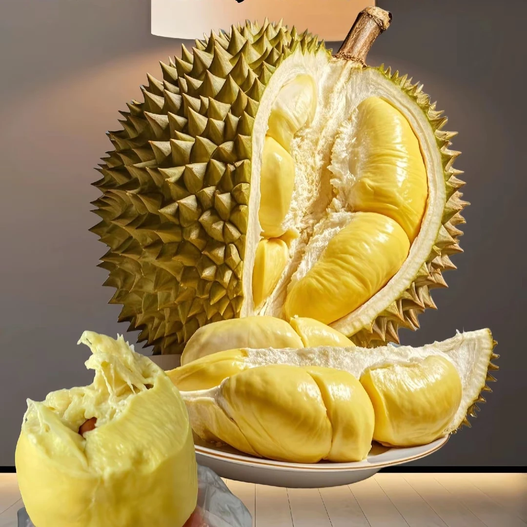 [30年老树]泰国树熟金枕榴莲新鲜无锡同城配送小时达核小3-10斤金枕泰国