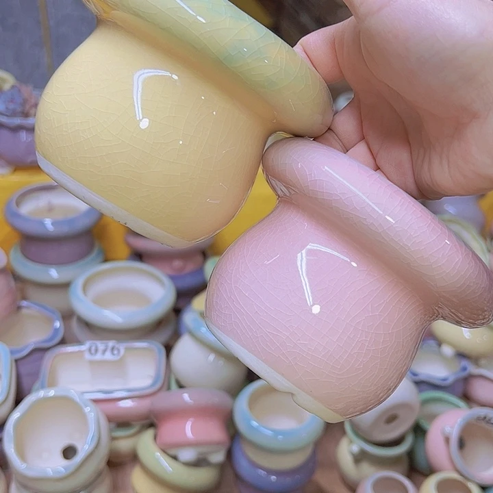 红陶陶瓷花盆单场满12包邮