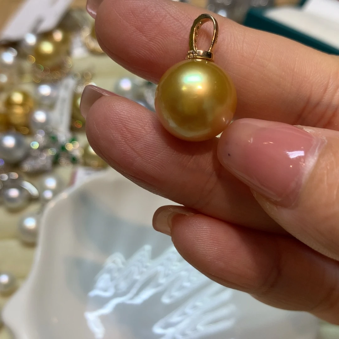 海水珍珠颈饰14K金镶嵌