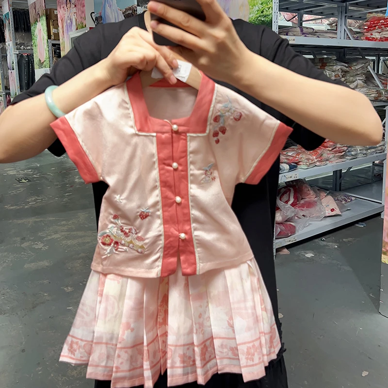 【YF8303套装】国风系列套装 8303蓝色